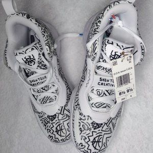 Adidas D.O.N. Issue 3 GCA Creativity Donovan Mitchell GW3648 White